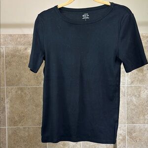 J. Crew Women’s Perfect Fit 100% Cotton short sleeve T-Shirt Large